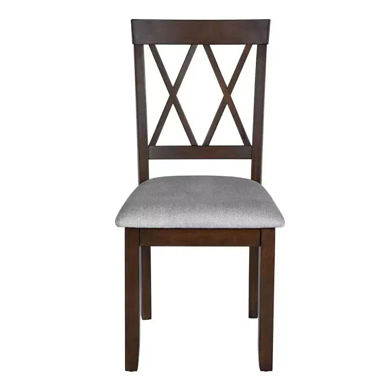 Ensemble table à manger extensible avec 2 chaises rembourrées, idéal pour les espaces compacts, dimensions de 70,9x74,9cm à 116x74,9cm