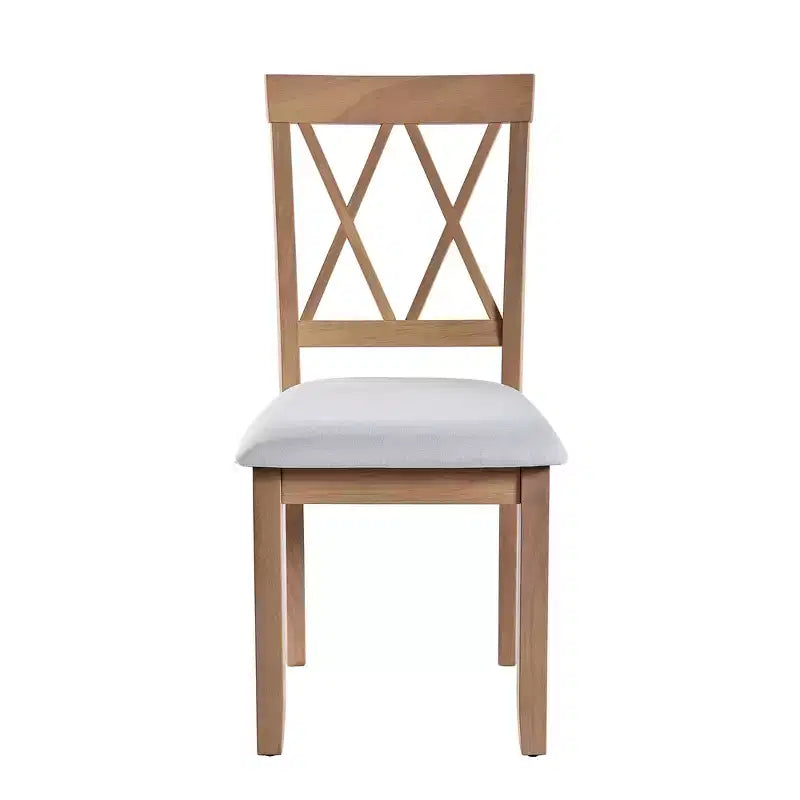 Ensemble table à manger extensible avec 2 chaises rembourrées, idéal pour les espaces compacts, dimensions de 70,9x74,9cm à 116x74,9cm