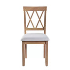 Ensemble table à manger extensible avec 2 chaises rembourrées, idéal pour les espaces compacts, dimensions de 70,9x74,9cm à 116x74,9cm