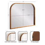 Miroir arche encadré en bois Kate et Laurel Winn