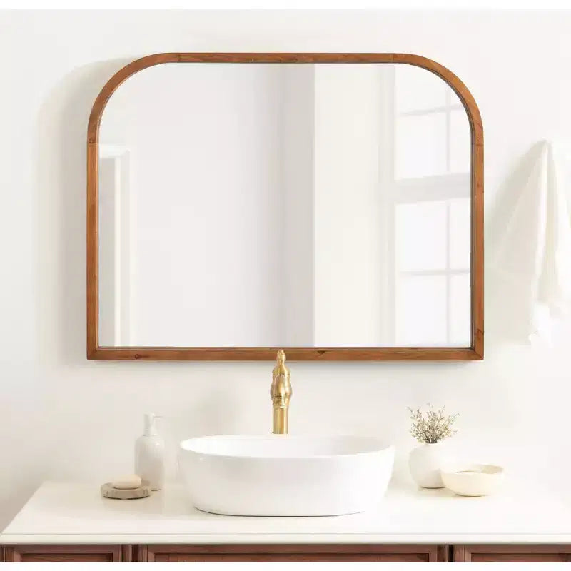 Miroir arche encadré en bois Kate et Laurel Winn