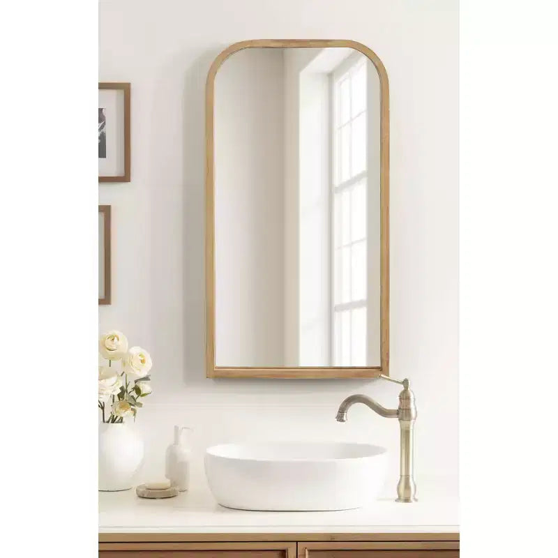 Miroir arche encadré en bois Kate et Laurel Winn