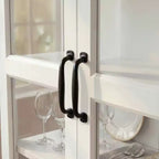 Meuble de Rangement de Cuisine Blanc Hitow avec Vitrine : Vitrine à Portes Vitrées de 160 cm + Éclairage LED RGB + Tiroir Organisateur – Buffet Spacieux pour la Maison