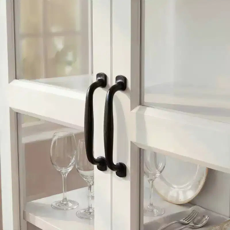 Meuble de Rangement de Cuisine Blanc Hitow avec Vitrine : Vitrine à Portes Vitrées de 160 cm + Éclairage LED RGB + Tiroir Organisateur – Buffet Spacieux pour la Maison
