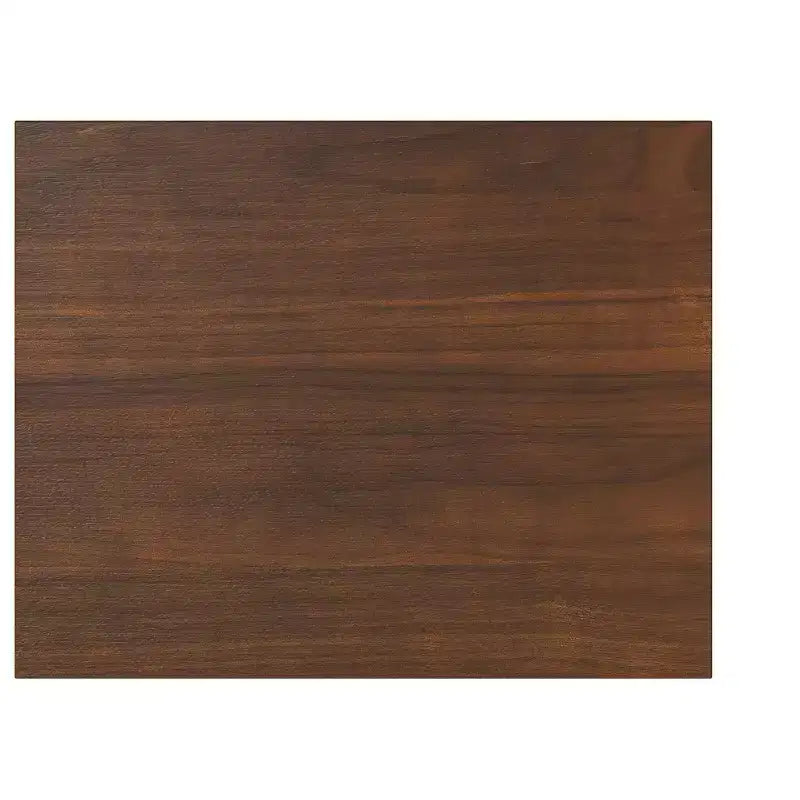 Table de chevet industrielle moderne Moreno de 20 pouces de large en noyer