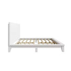 Luxystar Cadre de lit plateforme moderne Queen Size avec tête de lit
