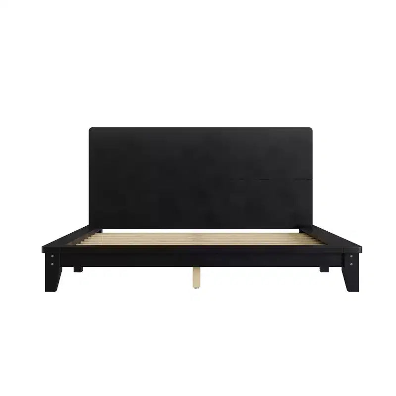Luxystar Cadre de lit plateforme moderne Queen Size avec tête de lit