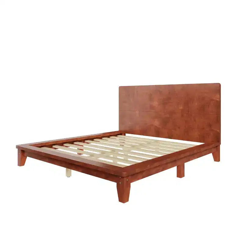 Luxystar Cadre de lit plateforme moderne Queen Size avec tête de lit