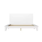 Luxystar Cadre de lit plateforme moderne Queen Size avec tête de lit