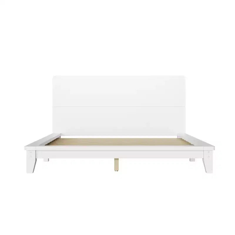 Luxystar Cadre de lit plateforme moderne Queen Size avec tête de lit