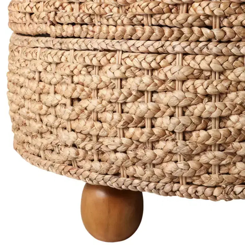 Décoration d'intérieur - Ottoman de coiffeuse - Ottoman de rangement pour chambre à coucher - Tabouret élégant et repose-pieds ottoman pour pièce d'appoint fonctionnelle - 16.5, Marron