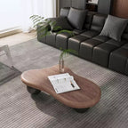 Table basse GDFStudio Adam moderne en forme de nuage avec 3 pieds sphériques