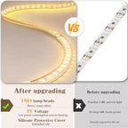Cadre de lit flottant avec lumières LED intelligentes, tête de lit capitonnée en losange, aucun sommier tapissier requis