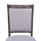 Ensemble de salle à manger rustique extensible 6 pièces Whisen, comprenant une table de salle à manger à tréteaux de 195,3 cm et 4 chaises de salle à manger rembourrées, 1 banc.