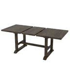 Ensemble de salle à manger rustique extensible 6 pièces Whisen, comprenant une table de salle à manger à tréteaux de 195,3 cm et 4 chaises de salle à manger rembourrées, 1 banc.