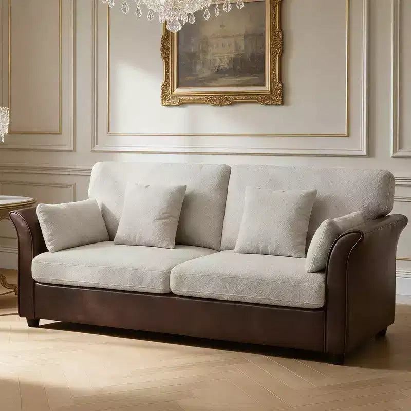 Canapé détachable 2 places confortable Dyonery 78 au design ergonomique, gris