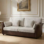 Canapé détachable 2 places confortable Dyonery 78 au design ergonomique, gris