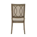 Chaises de salle à manger Carson en tissu beige antique (lot de 2) - Taupe antique/Beige - iNSPIREQ