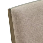 Chaises de salle à manger Carson en tissu beige antique (lot de 2) - Taupe antique/Beige - iNSPIREQ