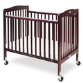 LA Baby The Little Wood Crib Mini/Portable Folding Wood Crib