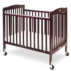 LA Baby The Little Wood Crib Mini/Portable Folding Wood Crib