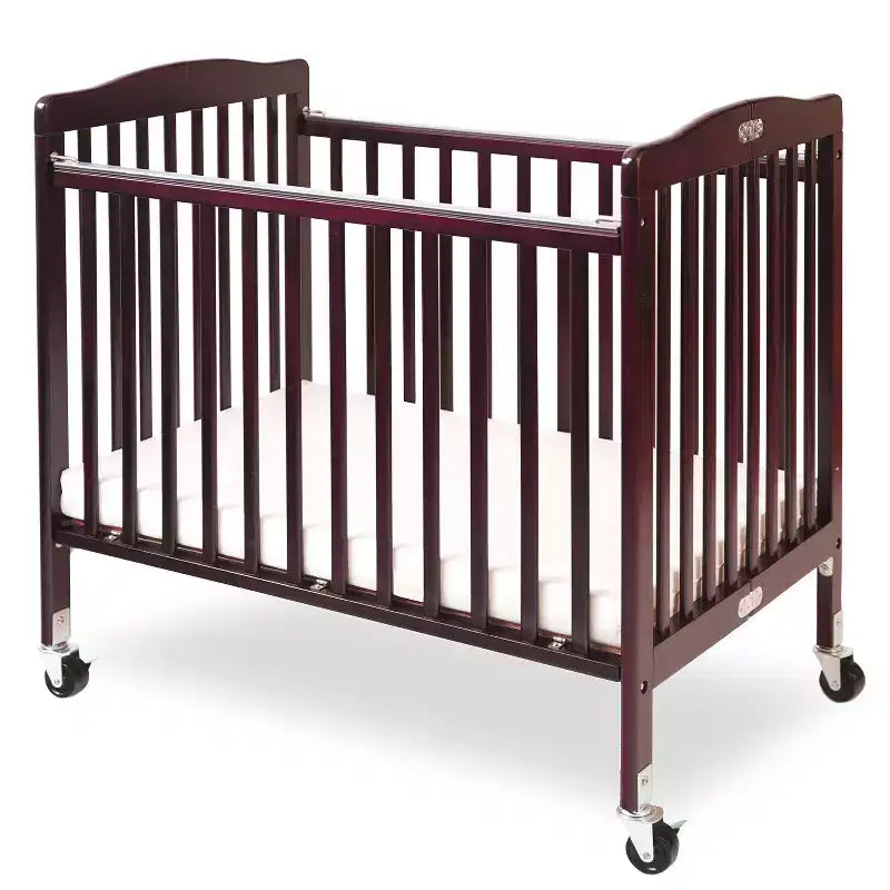 LA Baby The Little Wood Crib Mini/Portable Folding Wood Crib