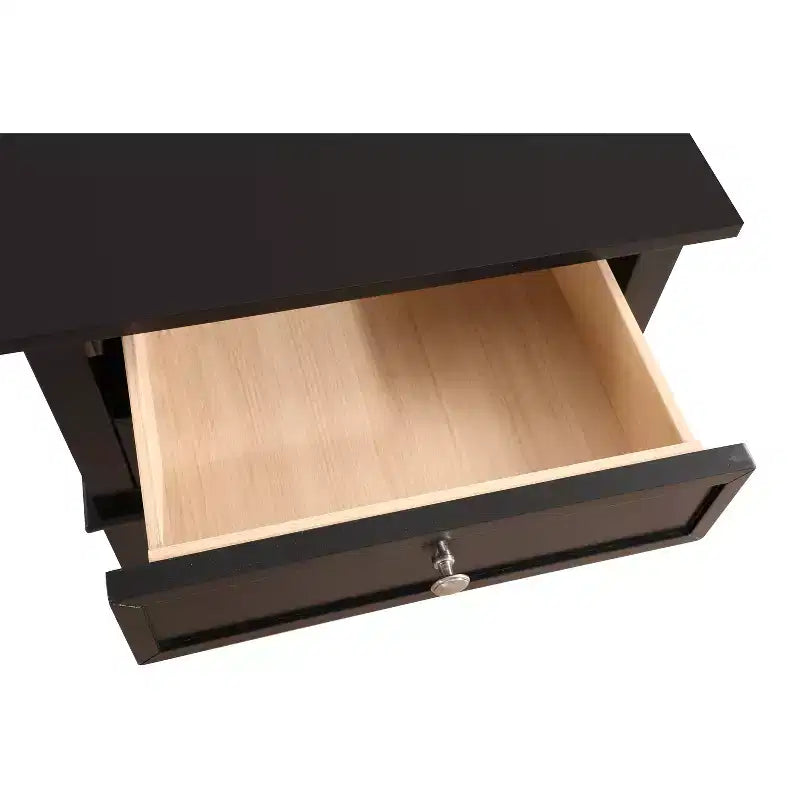 Table de Chevet Rectangulaire en Bois HomeStock pour Salon et Chambre à Coucher