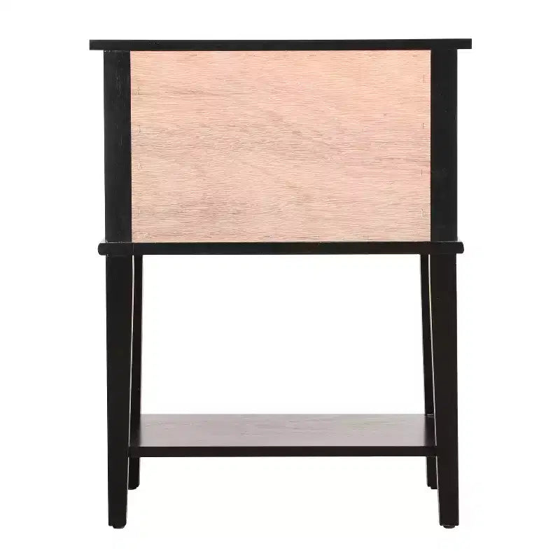 Table de Chevet Rectangulaire en Bois HomeStock pour Salon et Chambre à Coucher