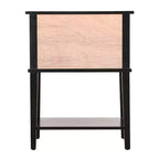 Table de Chevet Rectangulaire en Bois HomeStock pour Salon et Chambre à Coucher