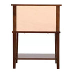 Table de Chevet Rectangulaire en Bois HomeStock pour Salon et Chambre à Coucher