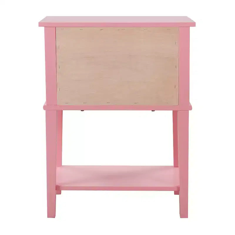 Table de Chevet Rectangulaire en Bois HomeStock pour Salon et Chambre à Coucher