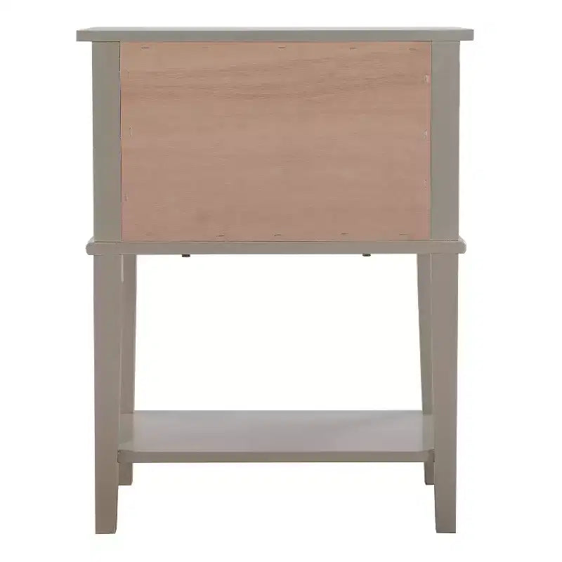 Table de Chevet Rectangulaire en Bois HomeStock pour Salon et Chambre à Coucher