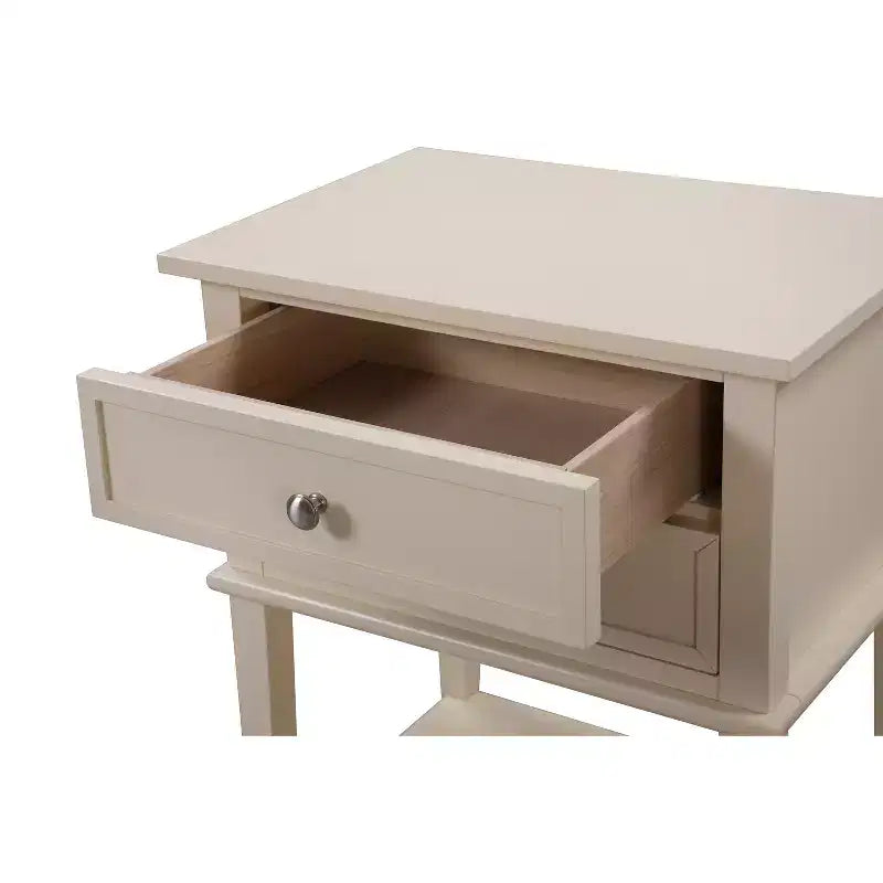 Table de Chevet Rectangulaire en Bois HomeStock pour Salon et Chambre à Coucher
