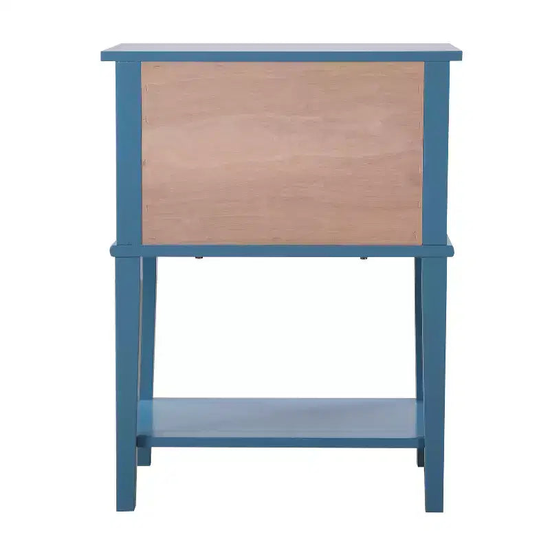 Table de Chevet Rectangulaire en Bois HomeStock pour Salon et Chambre à Coucher