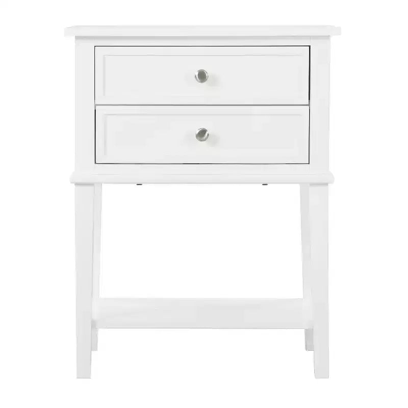 Table de Chevet Rectangulaire en Bois HomeStock pour Salon et Chambre à Coucher