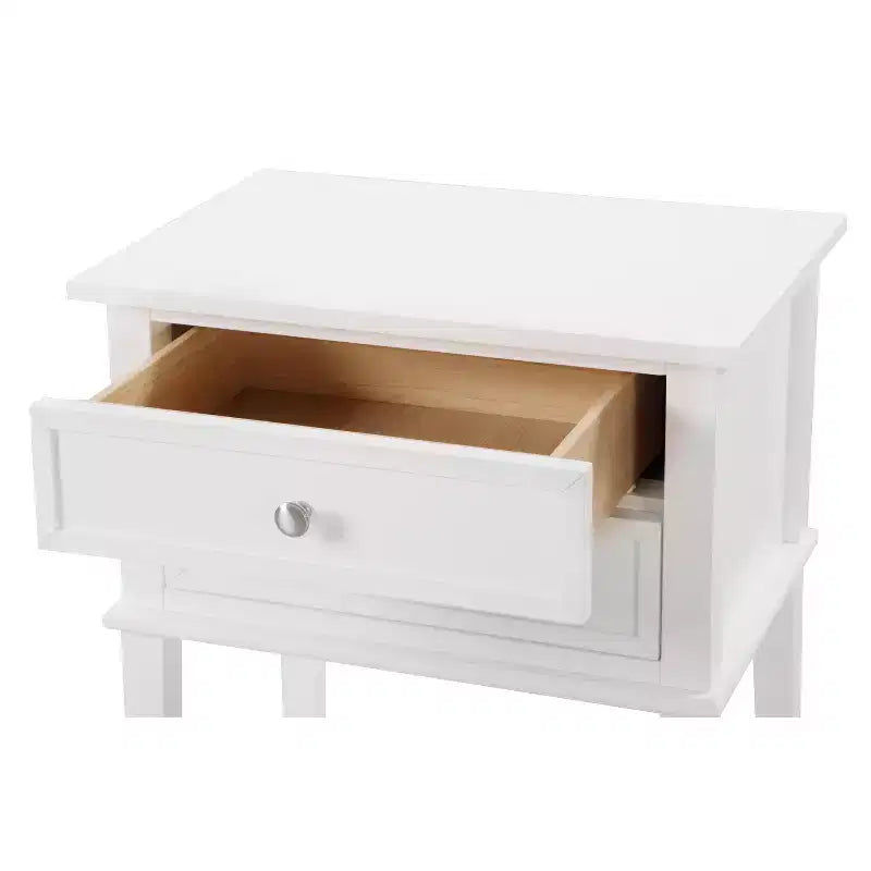 Table de Chevet Rectangulaire en Bois HomeStock pour Salon et Chambre à Coucher