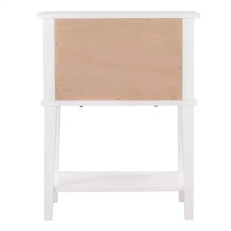 Table de Chevet Rectangulaire en Bois HomeStock pour Salon et Chambre à Coucher