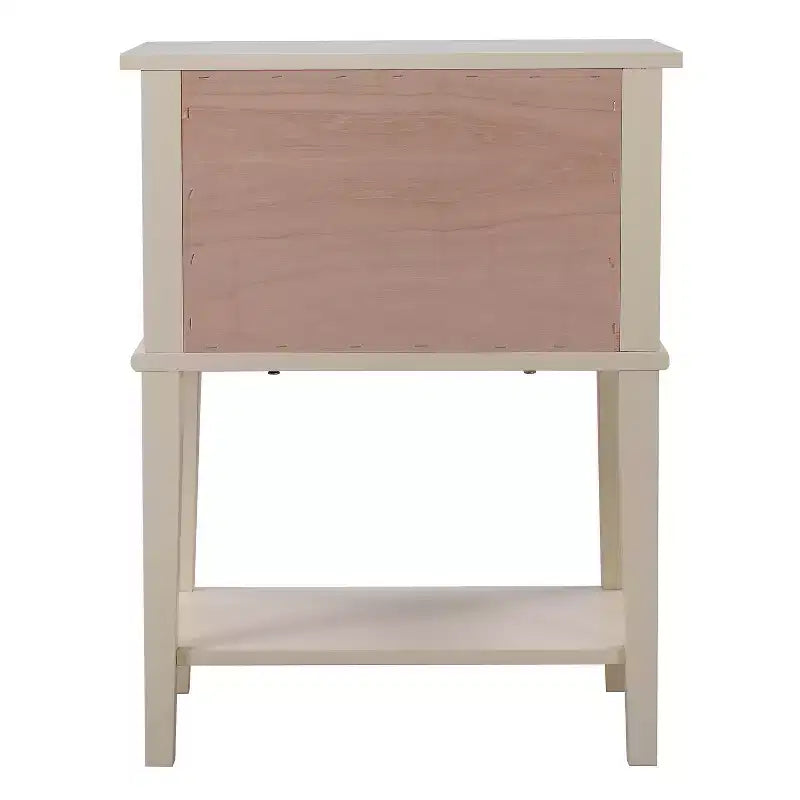 Table de Chevet Rectangulaire en Bois HomeStock pour Salon et Chambre à Coucher