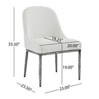 Christopher Knight Home Wilhelma, ensemble de salle à manger industriel 7 pièces en fer martelé avec chaises rembourrées