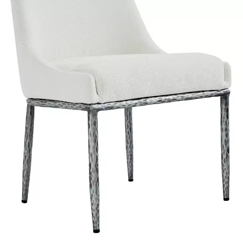 Christopher Knight Home Wilhelma, ensemble de salle à manger industriel 7 pièces en fer martelé avec chaises rembourrées