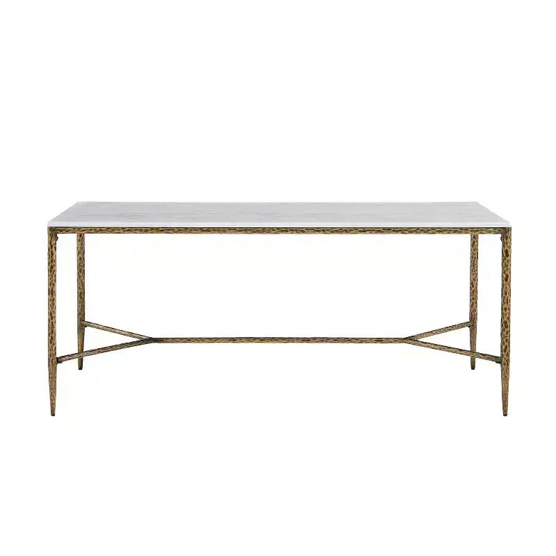 Christopher Knight Home Wilhelma, ensemble de salle à manger industriel 7 pièces en fer martelé avec chaises rembourrées