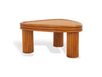 Table Basse Triangle Bayard Rotin - CWK3009 - Naturel - Safavieh Couture