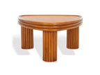 Table Basse Triangle Bayard Rotin - CWK3009 - Naturel - Safavieh Couture
