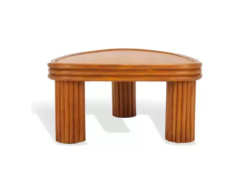 Table Basse Triangle Bayard Rotin - CWK3009 - Naturel - Safavieh Couture