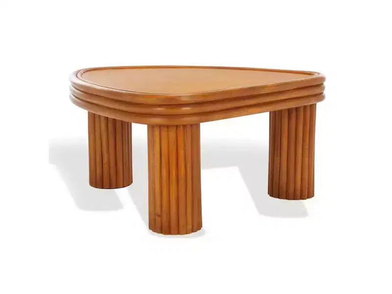 Table Basse Triangle Bayard Rotin - CWK3009 - Naturel - Safavieh Couture