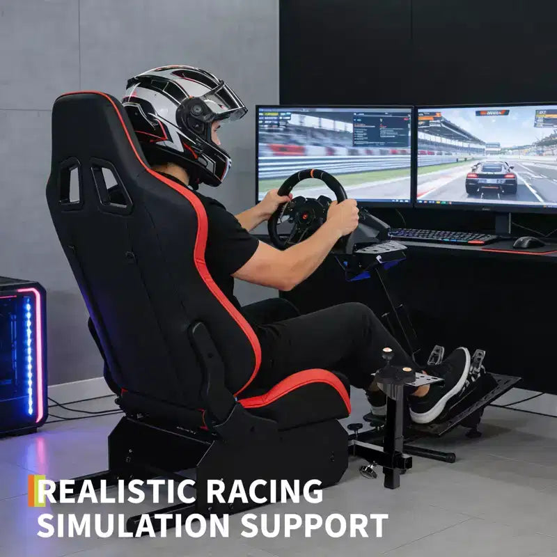 Support de volant de course, Cockpit de simulateur de course pliable pour g923/g920/g29, Support de volant et angle de pédale réglables, Fanatec, Hori, Mad Catz.