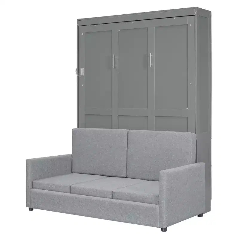 Lit escamotable moderne Luxystar double avec canapé