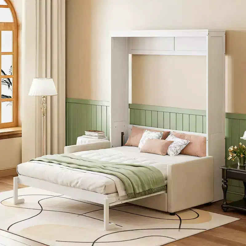 Lit escamotable moderne Luxystar double avec canapé