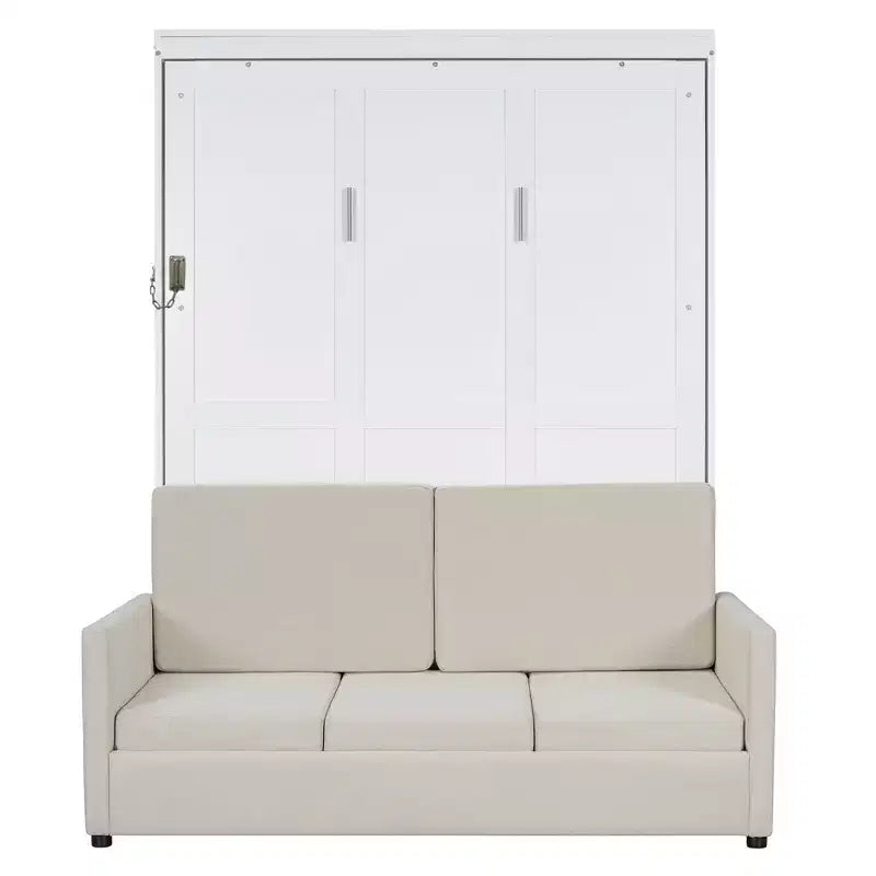 Lit escamotable moderne Luxystar double avec canapé