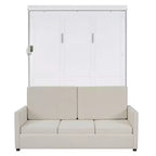 Lit escamotable moderne Luxystar double avec canapé